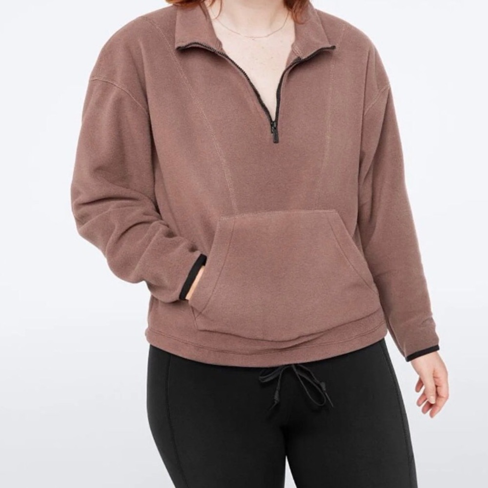 Victoria's Secret PINK polar fleece half-zip